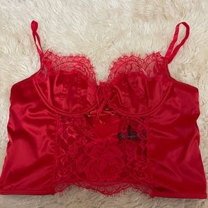 Fashion Nova red corset